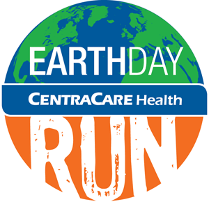 Earth Day Run logo.