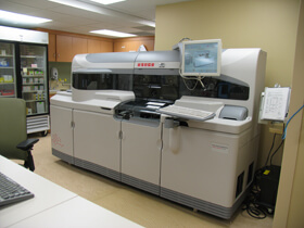 lab machine at CentraCare - Monticello