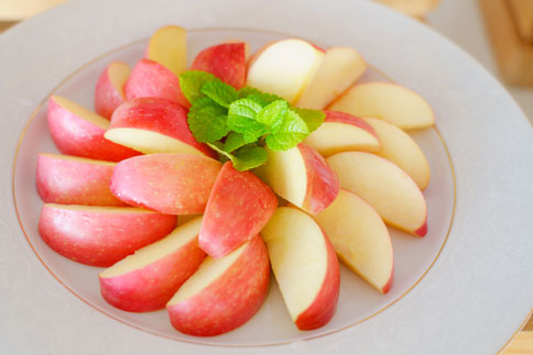 Slices apples