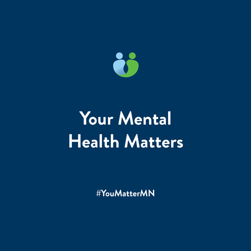 Text: your mental health matters