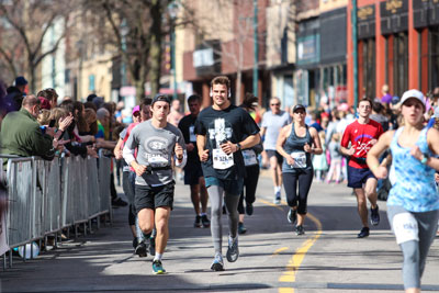 Bryant Bohling Running in a marathon